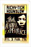 Jimi Hendrix Experience Poster (Distressed Look) by Rokpool